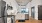 a kitchen with white cabinets