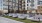 a courtyard with chairs and tables