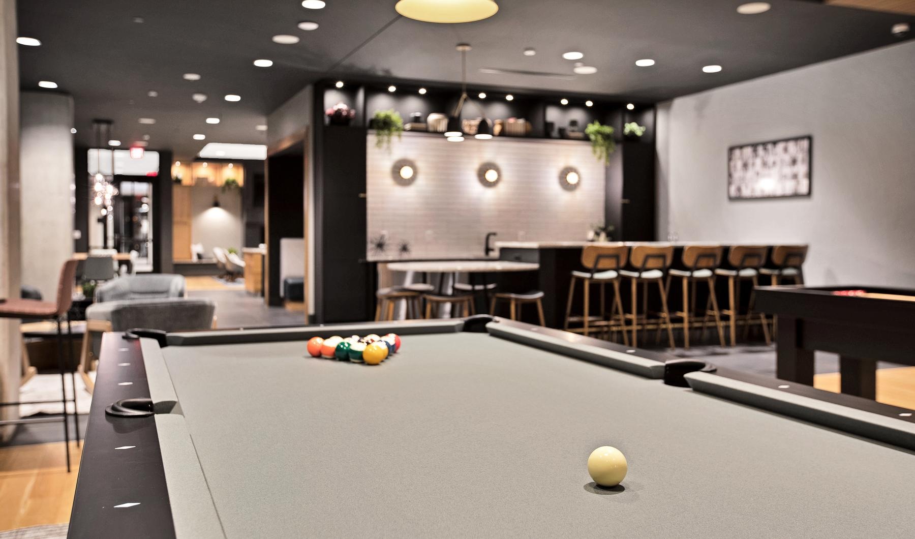 Find your perfect fit at Odin a pool table in a room