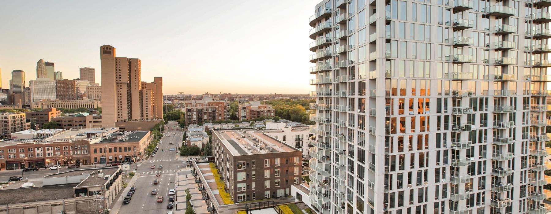 Find your perfect fit at Odin a high angle view of a city